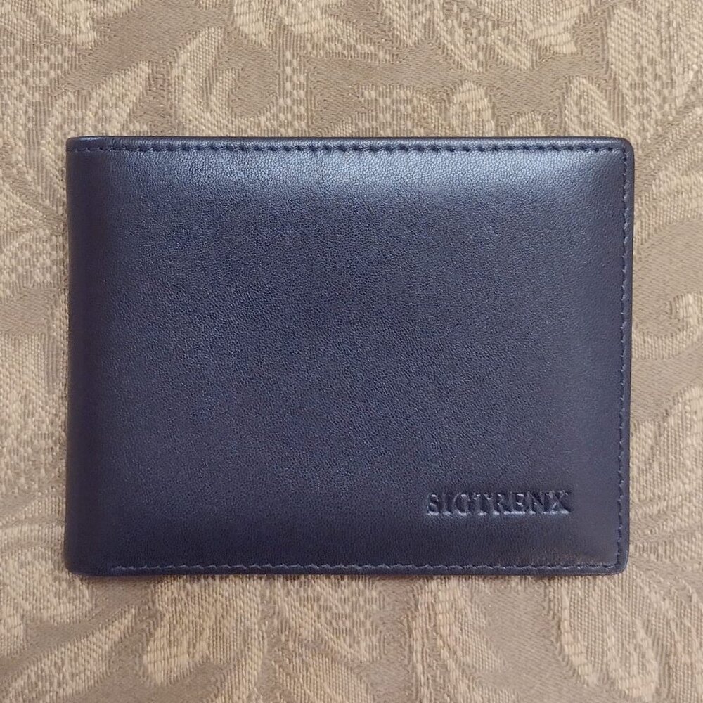 Leather Wallet for Men Genuine Leather Wallets Bifold Rfid Blocking Men Wallets